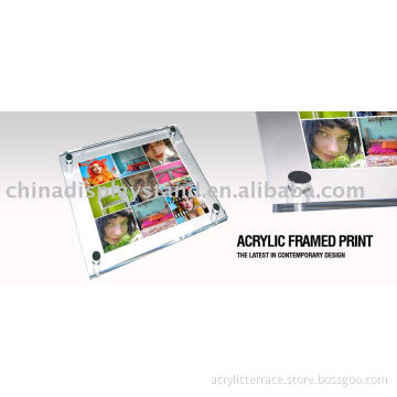 acrylic slatwall picture frame